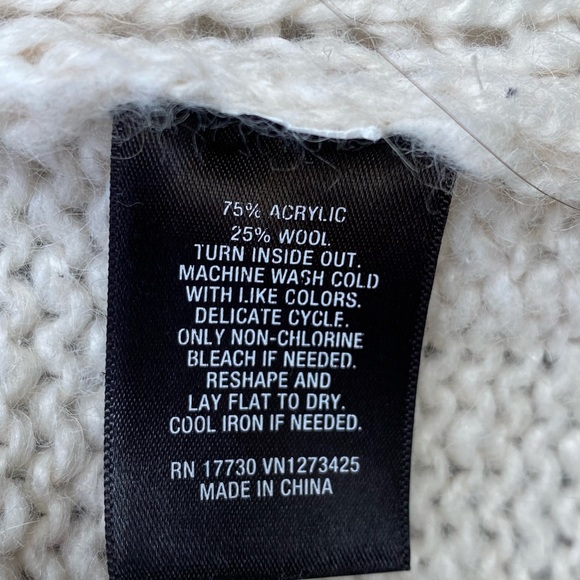 Shag Fuzzy Loop Boho Sweater Vest M - Picture 6 of 6